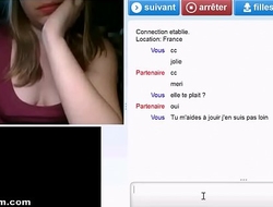 Sensationnal real teen french hottie francaise masturbation and tchat on webcam