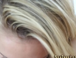 Blonde lesbian scissors