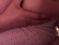 my hot ex milf gf playing with her huge tits