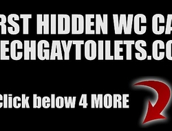 Czech Guys Spied with Hidden Cammera in Toilet
